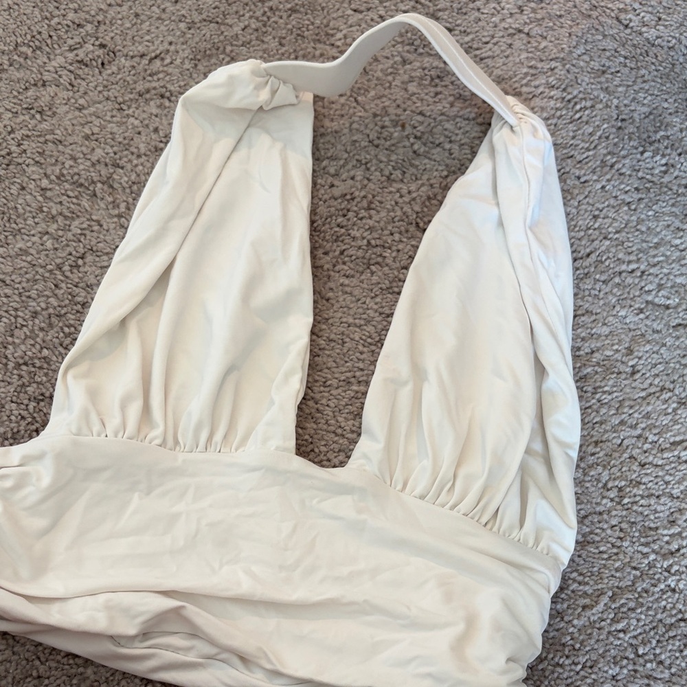Princess Polly Ivory Halter Top